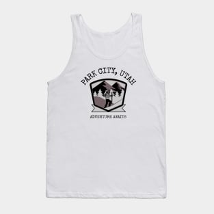 Park City, Utah Skiing Tank Top